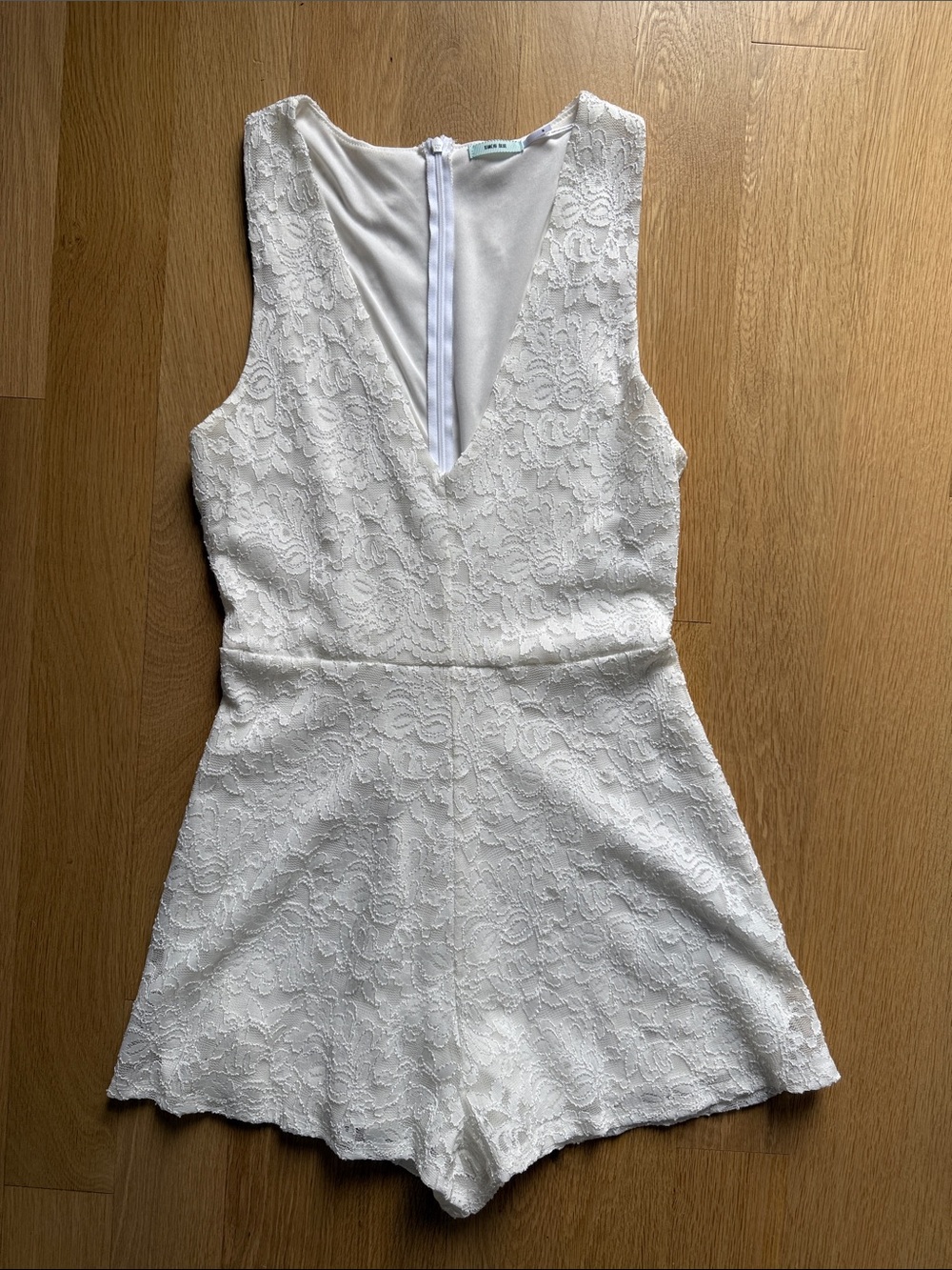 Urban Outfitters White Lace Romper